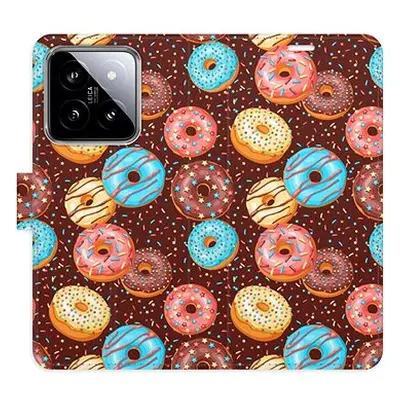 iSaprio flip pouzdro Donuts Pattern pro Xiaomi 14