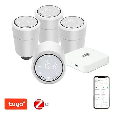 IMMAX NEO Smart Thermostat 4+1 Starter Kit, Zigbee, TUYA