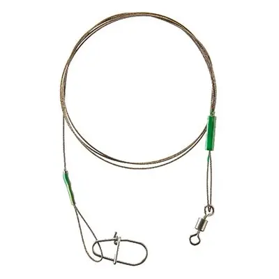 Cormoran 7x7 Wire Leader - Swivel and Corlock Snap Hook 13kg 45cm 2ks