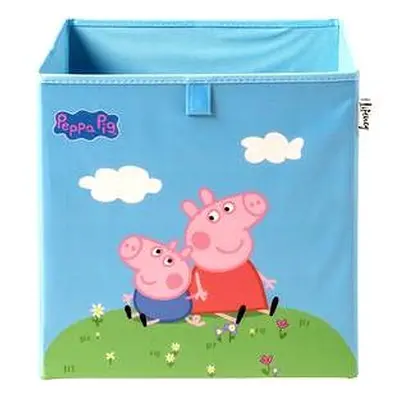 Lifeney Úložný box Prasátko Peppa a Tomík 33 × 33 × 33 cm