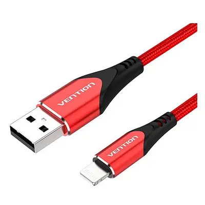 Vention Lightning MFi to USB 2.0 Braided Cable (C89) 1m Red Aluminum Alloy Type