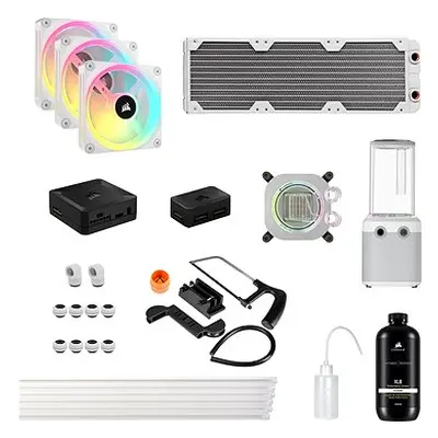 Corsair Hydro X Series iCUE LINK XH405i Custom Cooling Kit White