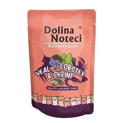 Dolina Noteci Superfood telecí maso s humrem a krevetami 80% masa 85g