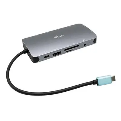 i-tec USB-C Metal Nano Dock HDMI/VGA with LAN, Power Delivery 100W