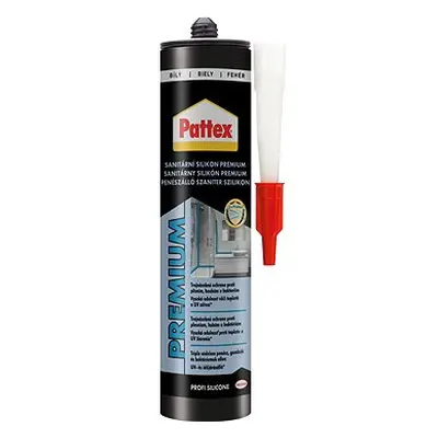 PATTEX Sanitární silikon Premium trojitá ochrana proti plísni bílý 310 ml