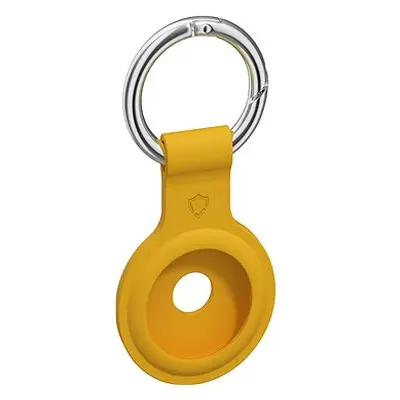 AlzaGuard Silicone Keychain pro Airtag žlutá