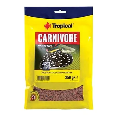 Tropical carnivore 250g krmivo pro velké a střední ryby