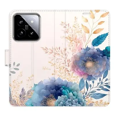 iSaprio flip pouzdro Ornamental Flowers 03 pro Xiaomi 14