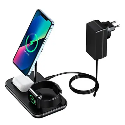 ChoeTech MFM certified in Magnetic Wireless Charger for Iphone 12/13/14/15 series and Apple watc