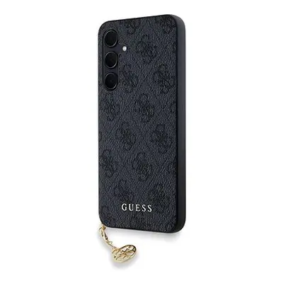 Guess 4G Charms Zadní Kryt pro Samsung Galaxy A35 5G Grey