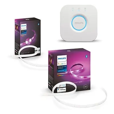 Philips Hue Lightstrip Plus V4 EMEA 2m base kit + Hue Lightstrip Plus V4 EMEA 1m ext + Philips H