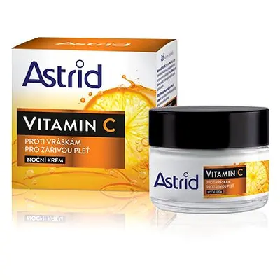 ASTRID Vitamin C Noční krém proti vráskám pro zářivou pleť 50 ml