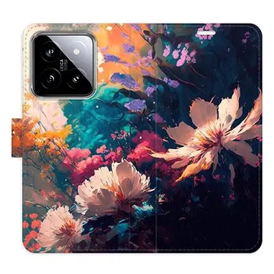 iSaprio flip pouzdro Spring Flowers pro Xiaomi 14