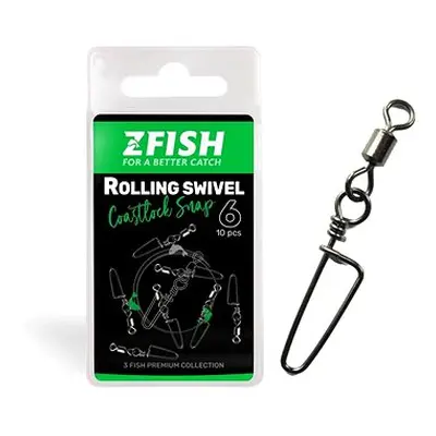 Zfish Rolling Swivel & Coastlock Snap