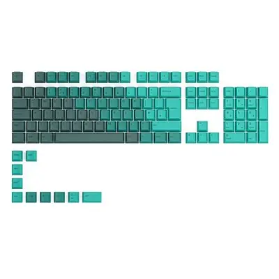 Glorious PC Gaming Race GPBT Keycaps - PBT, ISO, UK, Rain Forest