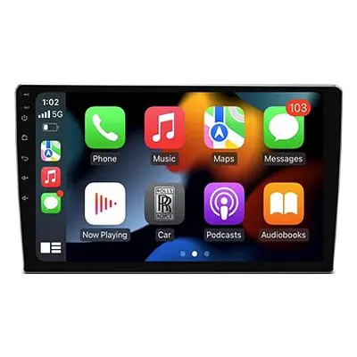 Ossuret Dotykové 9" Autorádio s Android Auto, Apple CarPlay, GPS Navigace, Bluetooth, USB, WiFi