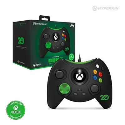 Hyperkin Duke Wired Controller (Xbox 20th Ann.LE) (Black) Official Licensed by Xbox