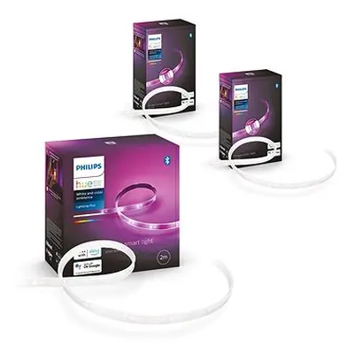 Philips Hue LightStrip Plus v4 + 2x LightStrip Plus v4 extension