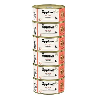 Applaws konzerva Mousse Losos 6 × 70 g