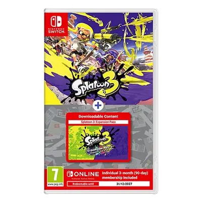 Splatoon + Season Pass + NSO 3M Membership - Nintendo Switch