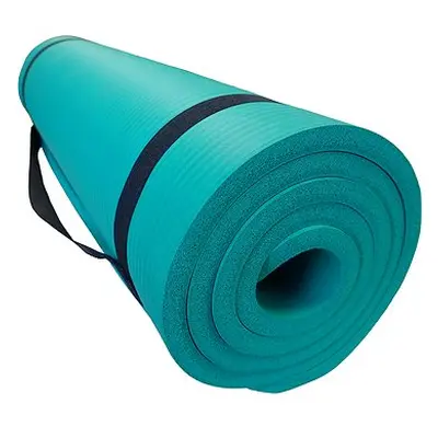 KUBIsport Gymnastická NBR Yoga Mat 183 × 60 × 1, 2 cm, zelená