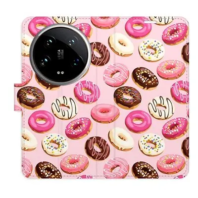 iSaprio Flip pouzdro Donuts Pattern 03 pro Xiaomi 14 Ultra