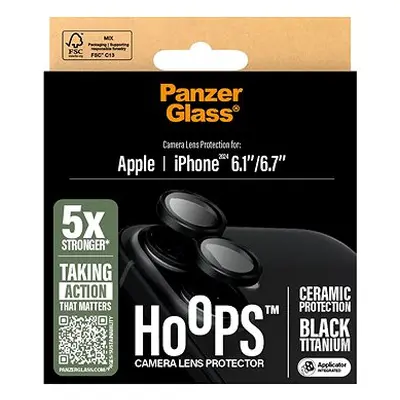 PanzerGlass HoOps Ceramic Apple iPhone 16/16 Plus černý titan