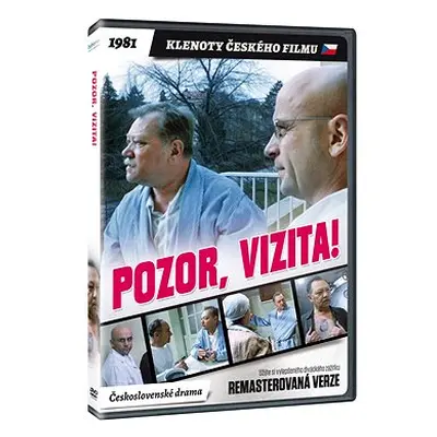 Pozor, vizita! - edice KLENOTY ČESKÉHO FILMU (remasterovaná verze) - DVD