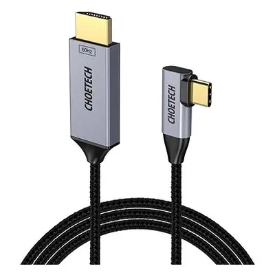 ChoeTech USB-C to HDMI 90° Thunderbolt 3 Compatible 4K@60Hz Cable 1.8m