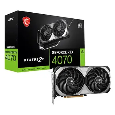 MSI GeForce RTX 4070 VENTUS 2X E1 12G OC GDDR6