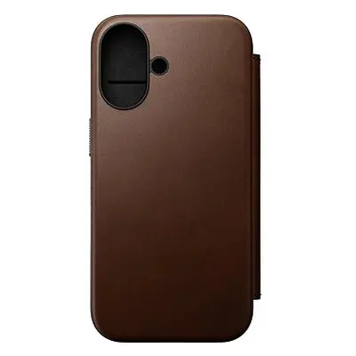 Nomad Modern Leather Folio Brown iPhone