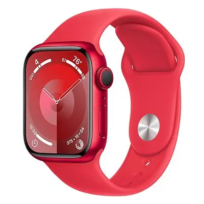 Apple Watch Series 9 41mm Cellular PRODUCT(RED) Červený hliník s červeným sportovním řemínkem - 