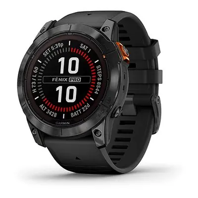 Garmin Fenix 7X Pro Gray/Black Band