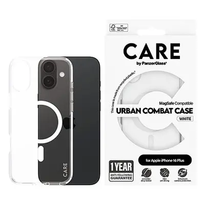 PanzerGlass CARE kryt Apple iPhone Plus MagSafe Combat čirý/bílý + záruka proti žloutnutí