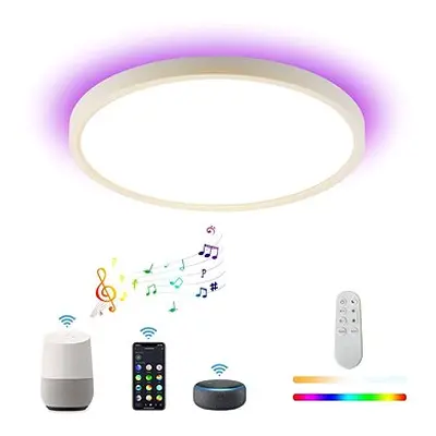 IMMAX NEO LITE TUDO Smart stropní svítidlo s RGB podsvícením 40cm, 50W Tuya WiFi BT Beacon