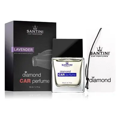 SANTINI Vůně do auta - Diamond Lavender Antistress, 50ml