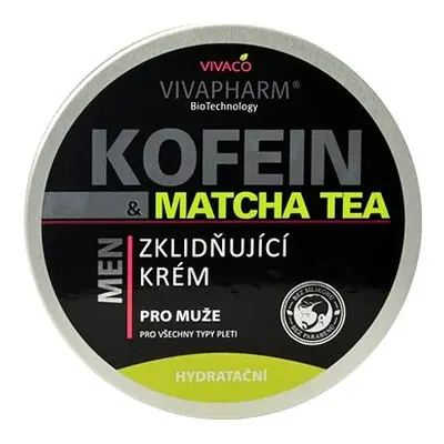 VIVACO Vivapharm Kofein a Matcha Zelený Čaj Zklidňující a hydratační krém pro muže ml