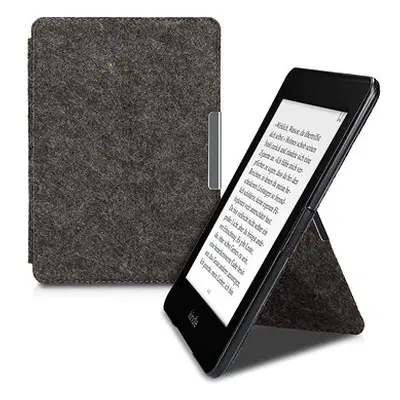 KW Mobile - Origami Felt - KW4690801 - Pouzdro pro Amazon Kindle Paperwhite 1/2/3 - tmavě šedé