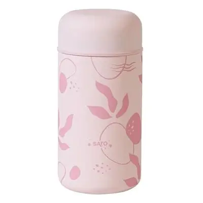 Saro Baby Nerezová termoska na jídlo 500 ml Pink