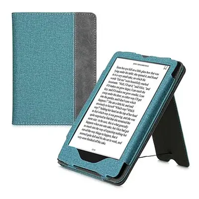 KW Mobile - Double Leather - KW5626104 - Pouzdro pro Amazon Kindle Paperwhite (2021) - šedá, mod