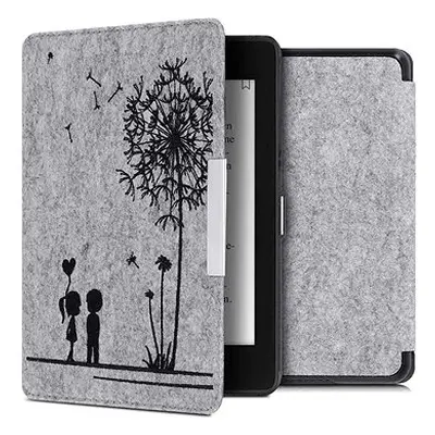 KW Mobile - Felt Dandelion Love - KW4848903 - Pouzdro pro Amazon Kindle Paperwhite (2018) - šedé