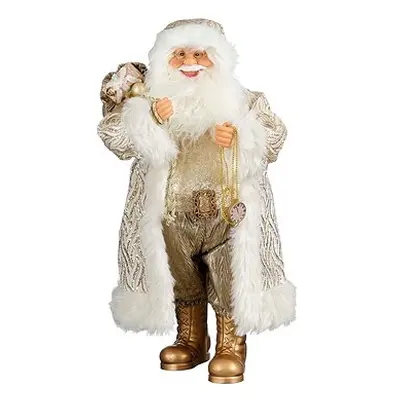 LAALU Vánoční ozdoby - Santa Claus, zlatý, 63 cm