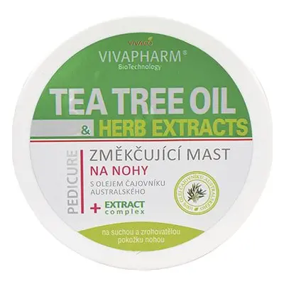 VIVACO Změkčující mast na nohy s Tea Tree Olejem ml