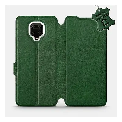 Flip pouzdro na mobil Xiaomi Redmi Note Pro - Zelené - kožené - Green Leather