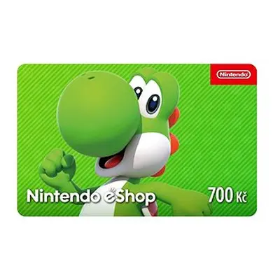 Karta na e-shop Nintendo 700Kč