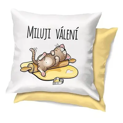 Nekupto Vtipný polštář Miluji válení