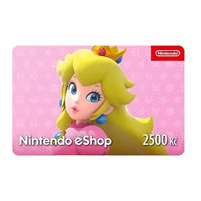 Karta na e-shop Nintendo 2500Kč