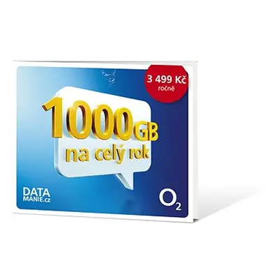 O2 Roční datové připojení 1TB