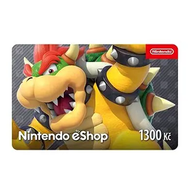 Karta na e-shop Nintendo 1300Kč