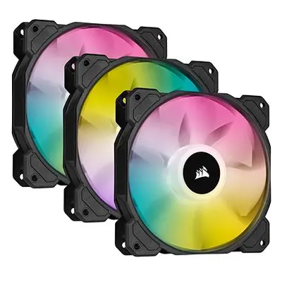 Corsair iCUE SP120 RGB ELITE Triple Pack Black + Lightning Node Core